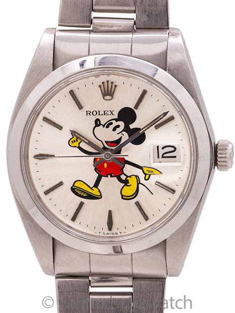 has rolex ever made a mickey mouse watch|mickey mouse rolex for sale.